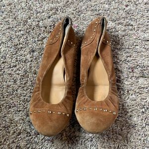 J crew studded crew flats size 8